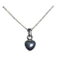 Collar Corazón Liso Mediano Amor Amistad Regalo Plata 925
