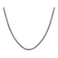 Cadena Collar Box Cubo Unisex Plata Italy 925 60cm X 2mm