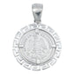 Dije Angel Centenario Grecas Diamantada Zirconias Plata 925