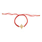 Pack 2 Piezas Pulseras Nudo De Bruja Artesanal Tejido Hilo Rojo 1 Cm 1 Cm