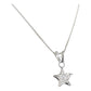 Juego Estrella Piedra Amor Regalo Mujer Promesa Plata 925
