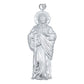 Dije Mediano San Judas Tadeo Troquelado Plata 925 4 Cm
