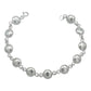 Pulsera Zirconias Piedras Mujer Dama Amor Regalo Plata 925