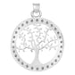 Dije Medalla Árbol De Vida Zirconias Mujer Regalo Plata 925