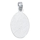 Dije Medalla Chica Diamantada Virgencita Guadalupe Plata 925