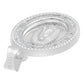 Dije Medalla Oval Virgen Guadalupe Zirconias Plata 925 1.6cm Blanco