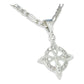 Dije Nudo De Bruja Con Zirconias Grande En Plata Solida 925