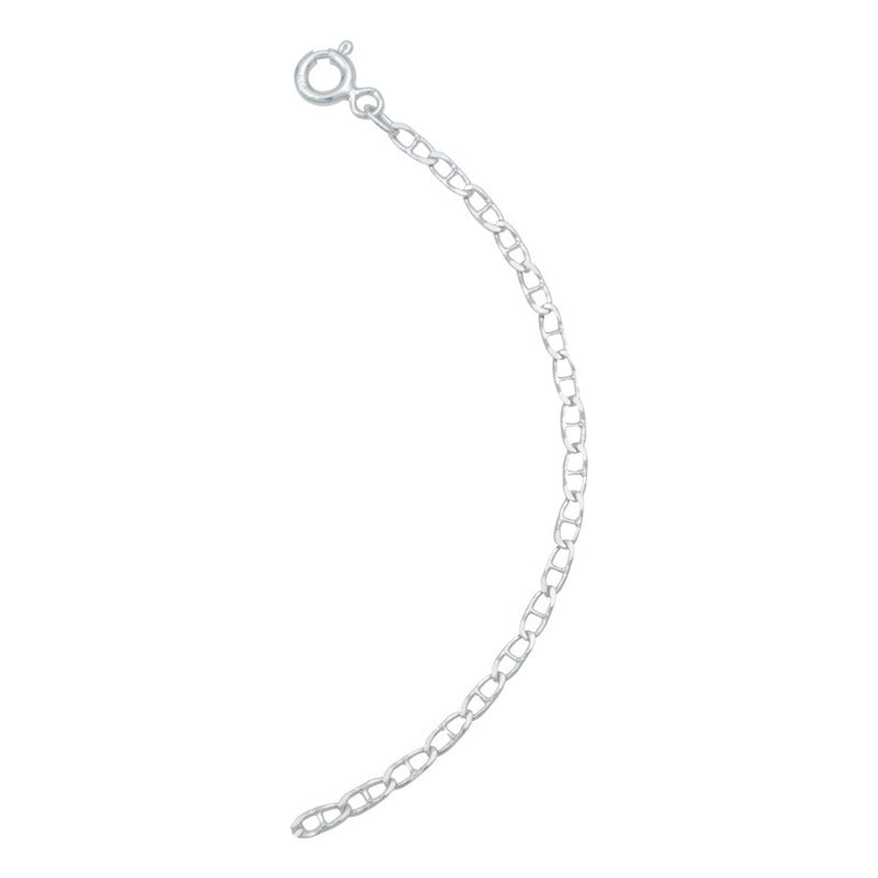 Pulsera Marinera Abierta Lisa Regalo Mujer Plata 925 2 Mm