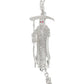Pulsera Santa Muerte Esclava Zirconias Plata Solida Ley S925