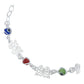 Pulsera Ajustable Mariposa Ojo Turco Primavera Plata 925