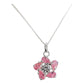 Collar Dije Flor Promesa Regalo Amor Mujer Plata Ley 925