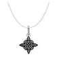 Juego Nudo De Bruja Laser Dije Aretes Cadena Plata 925