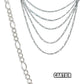 Cadena Tejido Fígaro 3x1 Mujer Plata 925 50cm X 0.2cm Plateado