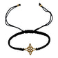 Pack 2 Piezas Pulsera Nudo De Bruja Artesanal Tejido Hilo Color Negro Y Rojo Largo Ajustable