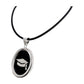 Collar Graduación Ajustable Caucho Encapsulada Plata 925
