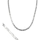 Cadena De Plata Ley .925 Marinera Lisa 45 Cm X 2 Mm