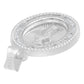 Dije Medalla Oval San Judas Zirconias Plata 925 1.4 Cm Blanco