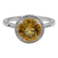Anillo Mujer Promesa Amor Plata Berilo Certificado 2.14ct