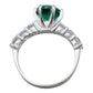 Anillo Solitario Promesa Mujer Regalo Amor Zirconia Plata925