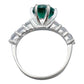 Anillo Solitario Promesa Mujer Regalo Amor Zirconia Plata925