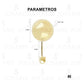 Arete Broquel Dormilona Bola Mujer Regalo #6 8 Mm Oro 10k