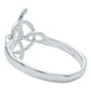 Anillo Nudo De Bruja Celta Artesanal Liso Amuleto Plata 925