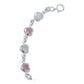 Pulsera Corazones Zirconias Amor Mujer Regalo Plata 925
