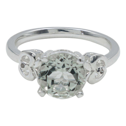 Anillo Promesa Compromiso Plata 925 Amatista Certificado