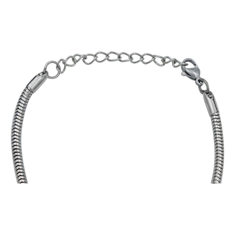 Pulsera Ajustable Charms Cadena Serpiente Regalo Mujer
