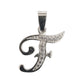 Dije Iniciales Abecedario Zirconias  Plata Solida Ley 925
