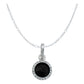 Juego De Cristal Dije Aretes Cadena Mujer Regalo Plata 925