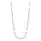 Cadena Tejido Fígaro 3x1 Unisex Plata 925 55 Cm X 4 Mm