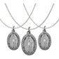 3 Collares Virgencita Guadalupe Piedras Cadena Hombre Mujer