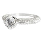 Anillo Compromiso Promesa Boda Corona Deslumbrante Plata 925