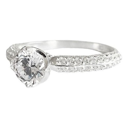 Anillo Compromiso Promesa Boda Corona Deslumbrante Plata 925