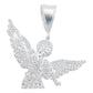 Dije Grande San Miguel Arcangel Zirconias Plata Solida 925
