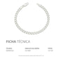 Pulsera Esclava Hombre Mujer Cubana Barbada Plata .925 4 Mm Plateado 6 Cm 21 Cm