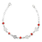 Pulsera Ajustable Triqueta Grande Ojo Turco Plata Ley 925