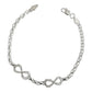 Pulsera Ajustable Corazon Amor Infinito Estrella Plata 925