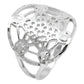 Anillo Cubo Metatrón Liso Plata 925 Amuleto Hombre Mujer 9 Plateado