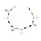 Pulsera Nudo De Bruja Ojo Turco Cascabeles Sonido Plata 925