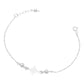 Joyaris Pulsera Nudo Bruja Figaro Plata 925 Mujer Ajustable Blanco 18 Cm