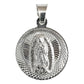 Medalla Doble Cara San Judas Virgen Guadalupe Plata Ley 925