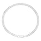 Pulsera Cubana Cerrada Hombre Mujer Regalo Plata S925 4 Mm Plateado 6 Cm 22 Cm