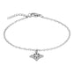 Joyaris Pulsera Ajustable Nudo Bruja Acero Inoxidable Mujer Plateado