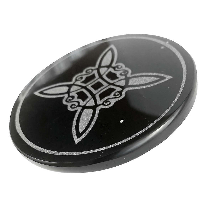 Nudo De Bruja Tallado En Obsidiana Grande Artesanal