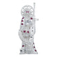 Dije Santa Muerte Rifle Calavera Zirconias Plata Ley 925