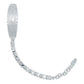 Esclava Ajustable Virgencita Guadalupe Zirconias Plata 925