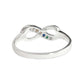 Anillo De Compromiso Promesa Boda Nudo Infinito De Plata 925