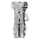 Dije Medalla Med Santa Muerte Con Zirconias En Plata 925 5cm